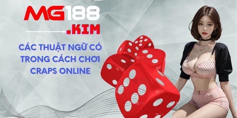 Các thuật ngữ có trong cách chơi craps online 